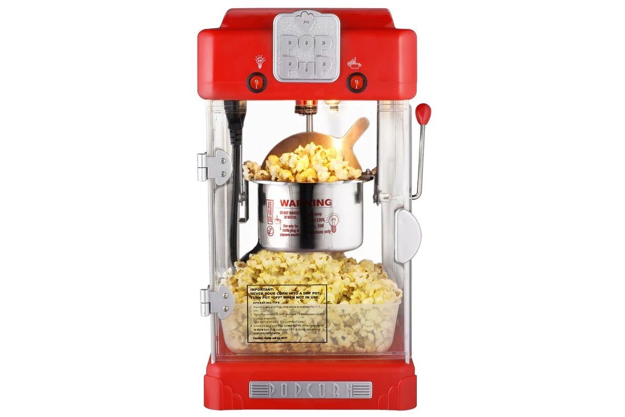 Popcornmaskiner Great Northern Popcorn 2.5 oz Pop Pup Popper Röd Demo