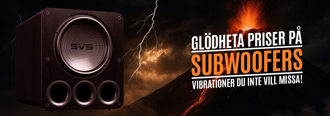 Kampanjpriser på subwoofers
