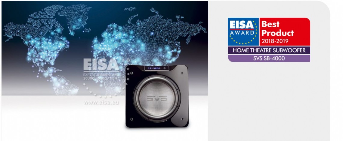 EISA årets bästa subwoofer 2018-2019