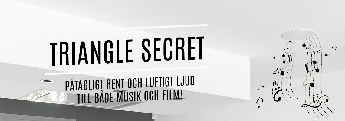 bild till Triangle Secret - högpresterande inbyggnadshögtalare