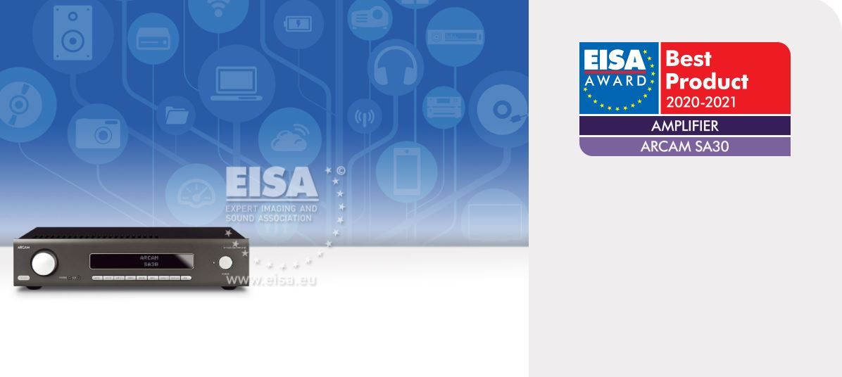EISA Årets bästa stereoförstärkare 2020-2021