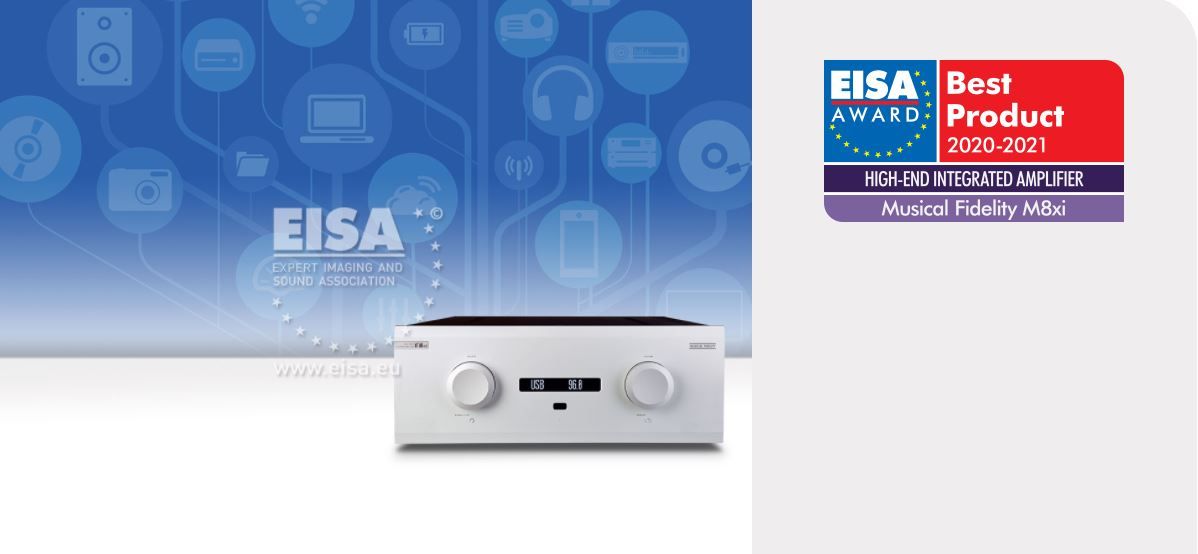 EISA Årets bästa High End stereoförstärkare 2020-2021