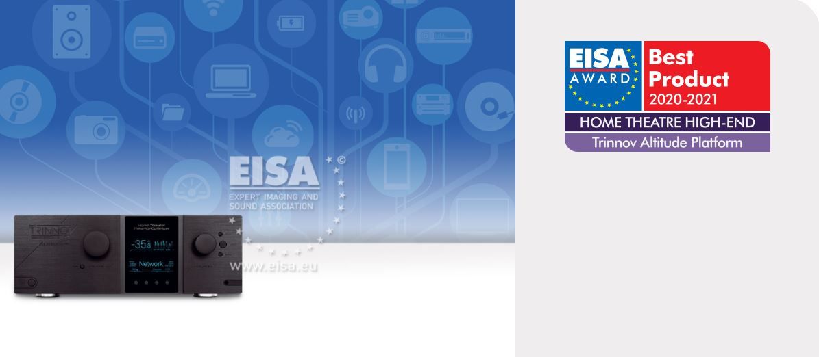 EISA Årets bästa High End hembioprodukt 2020-2021