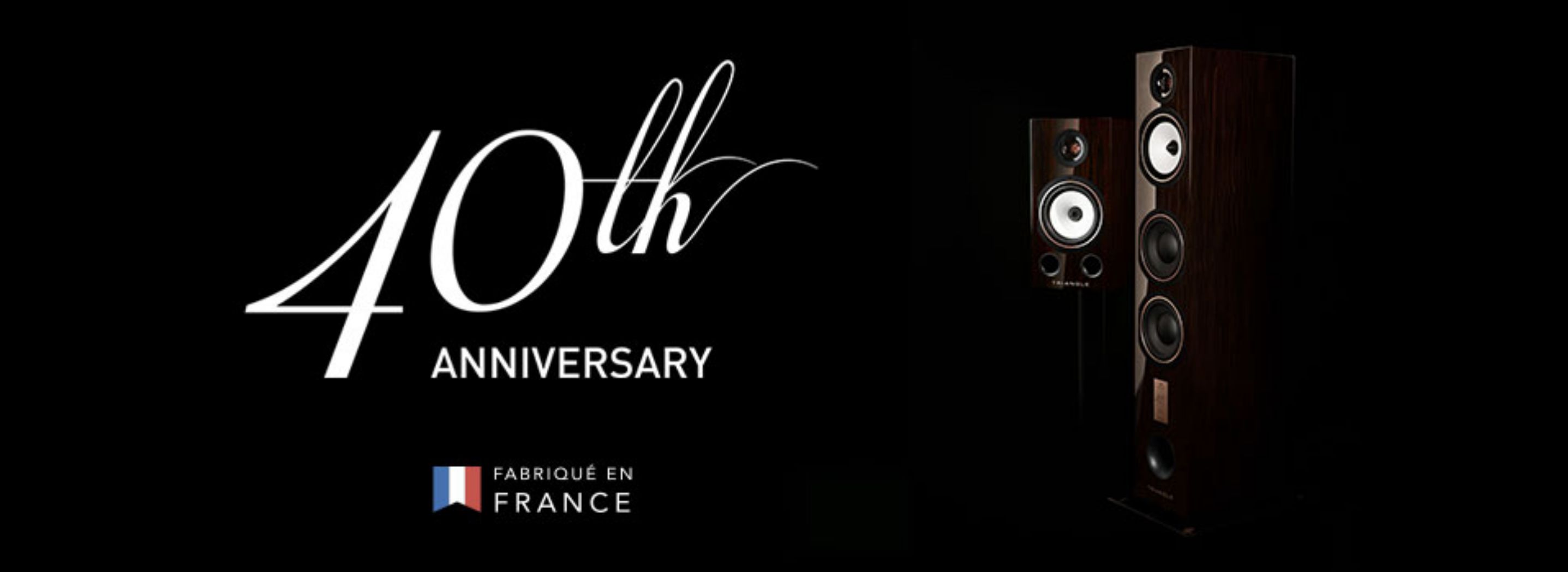 Triangle firar 40 år som högtalartillverkare och släpper exklusiva jubileumsmodeller!