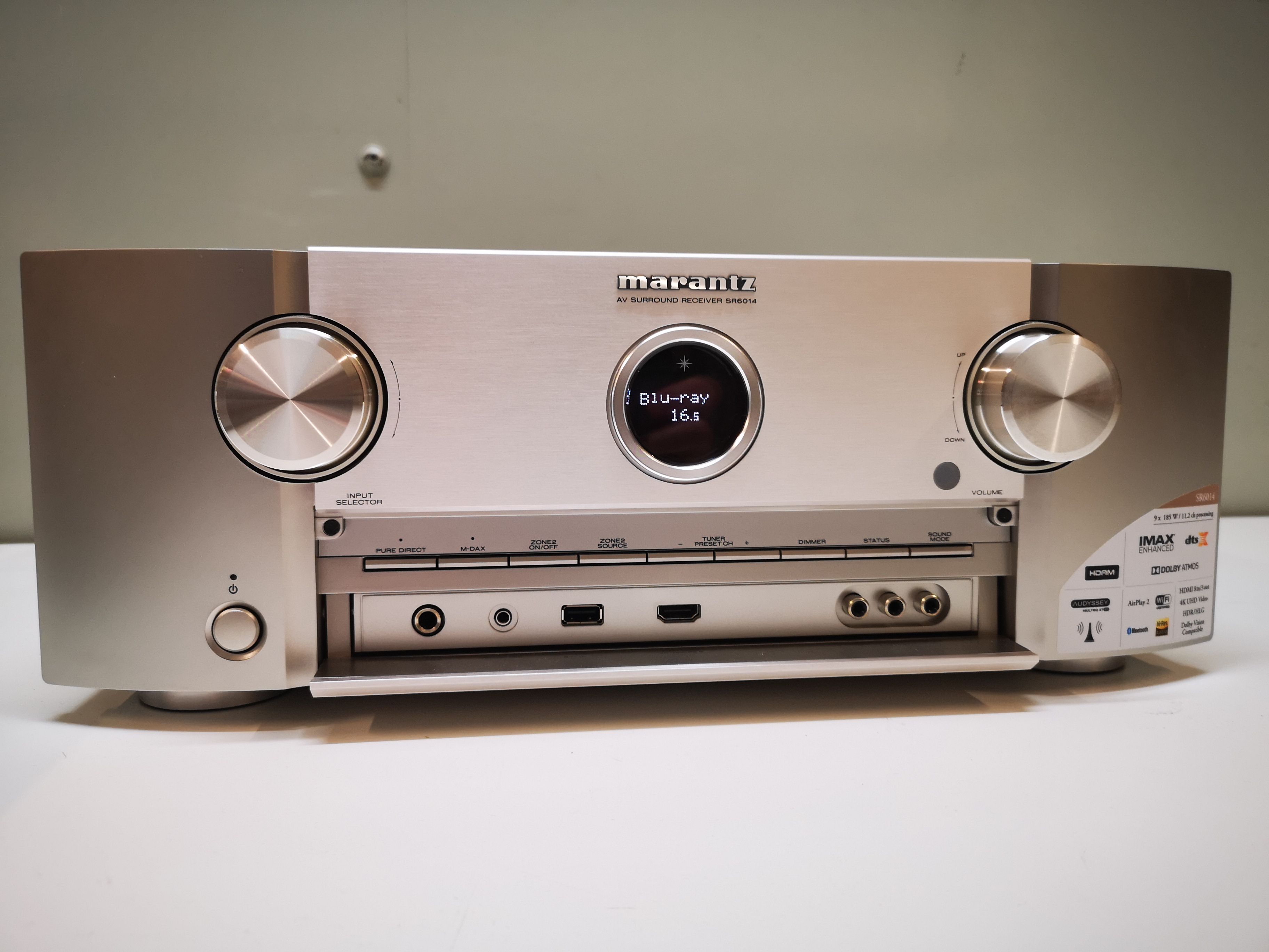 bild till Test vid uppackning av Marantz SR6014