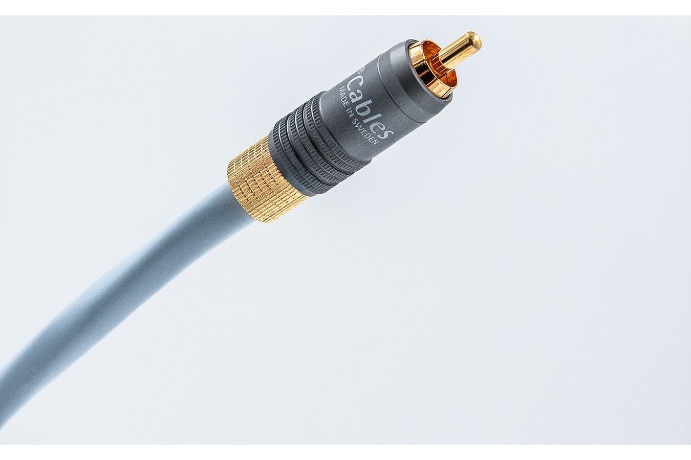 Kablar Supra Y-LINK 1RCA-2RCA AUDIO Isblå
