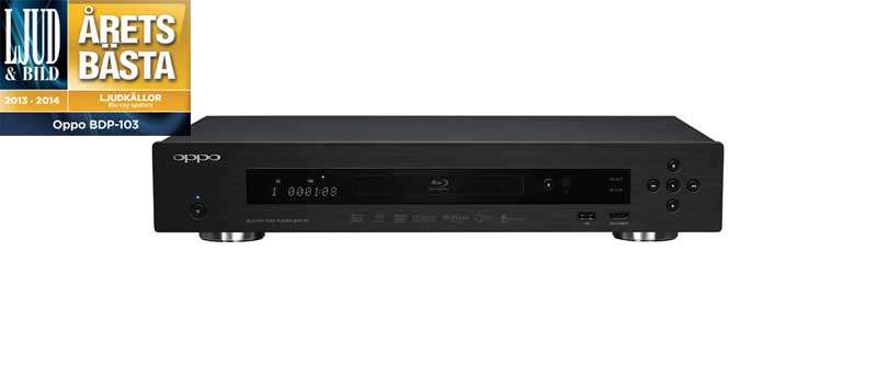 Blu-Ray/Mediaspelare Oppo BDP-103 Demo