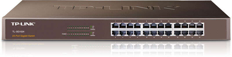 Nätverk TP-Link TL-SG1024 24port Gigabit switch 19tum