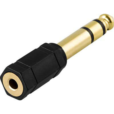 Hörlurar hbb Adapter 6.3mm hane - 3.5mm stereo hona