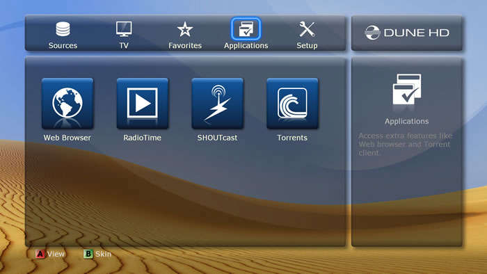 Blu-Ray/Mediaspelare Dune HD Base 3D