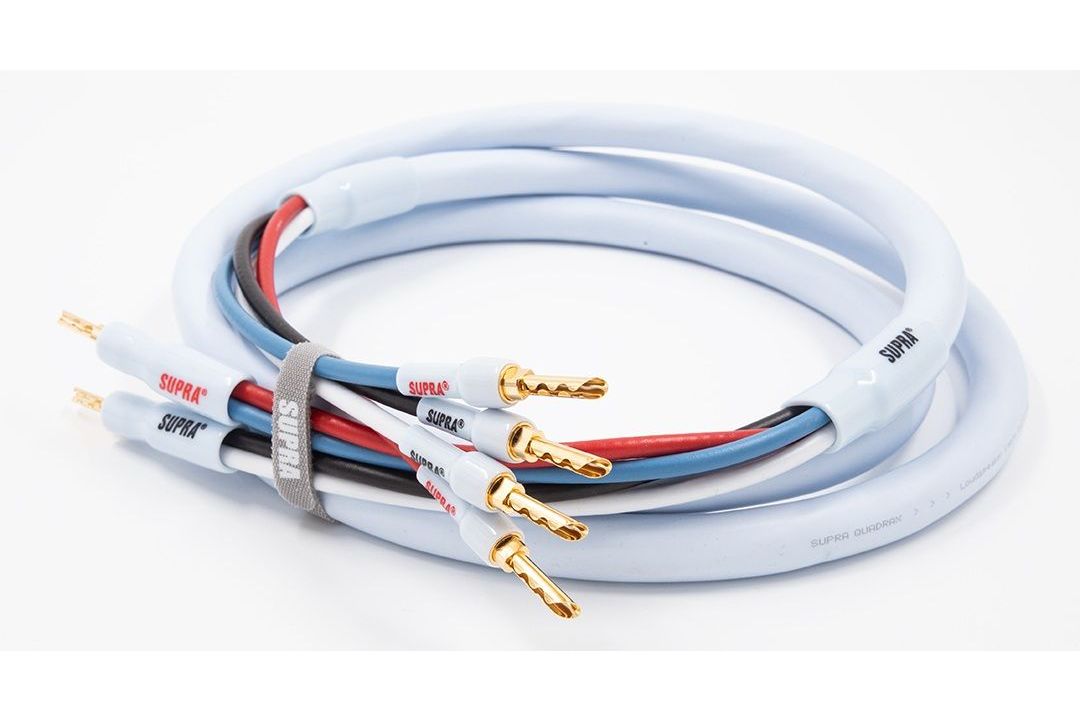 Kablar Supra Quadrax 4x2.0 Bi-Wire Combicon