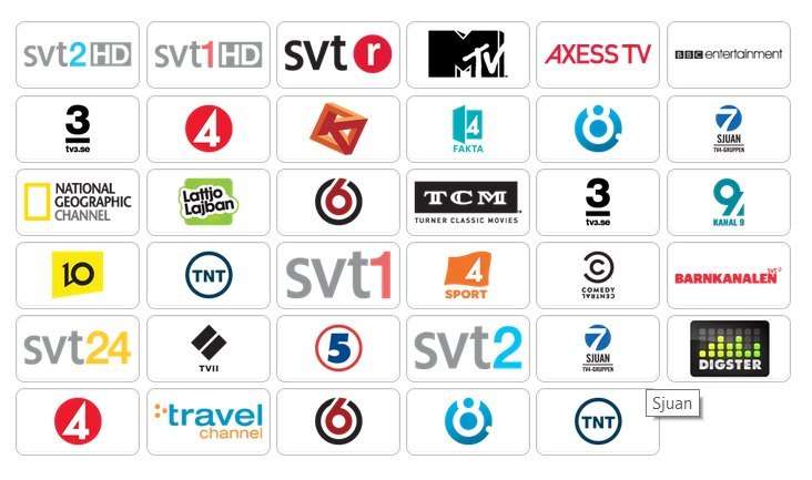 Digital-TV Com Hem TiVo Mellan