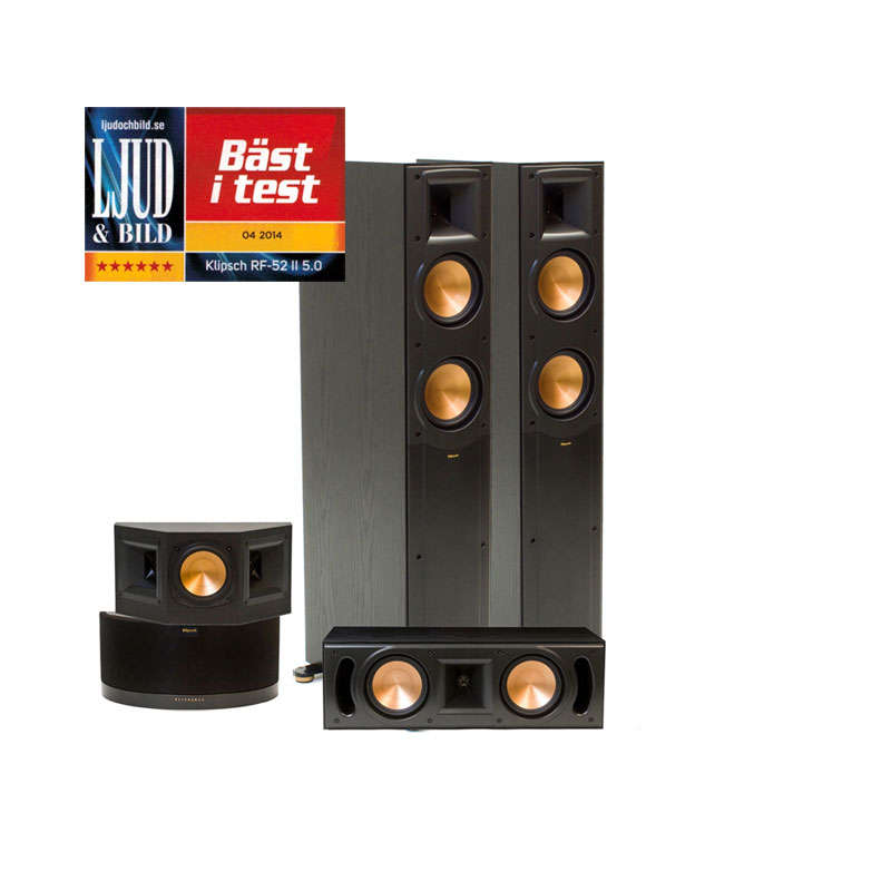 Högtalarpaket Klipsch RF 52 II 5.0 Hembiopaket