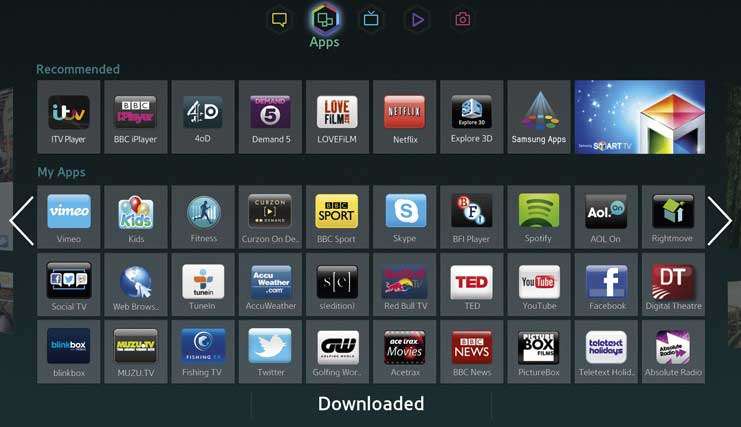 TV-apparater Samsung UE75F6375SB/XXE