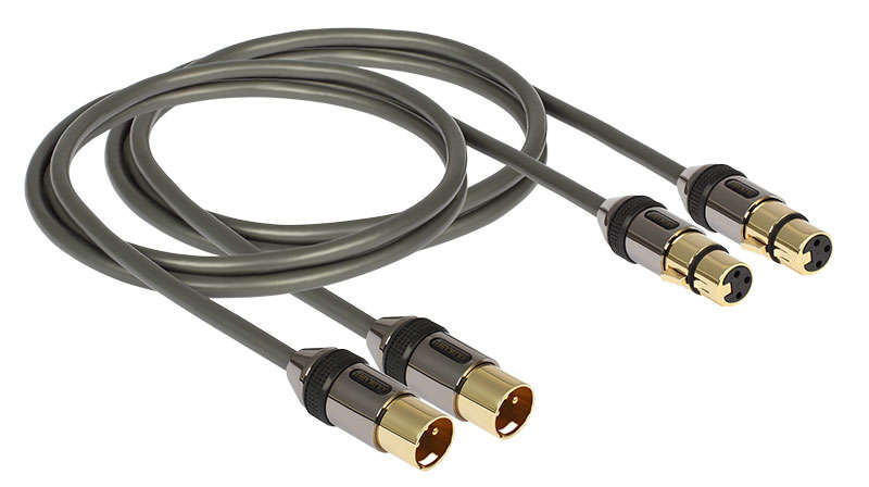 Kablar Goldkabel Profi XLR Stereo 1 st 2.5m