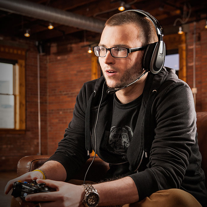 Hörlurar Klipsch KG-200 gaming headset Demo