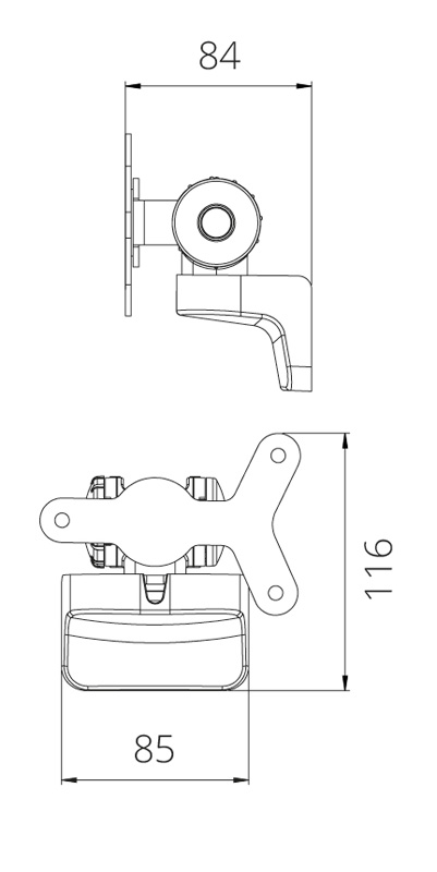 Tillbehör Alphason Sonos Play:3 Wall Bracket