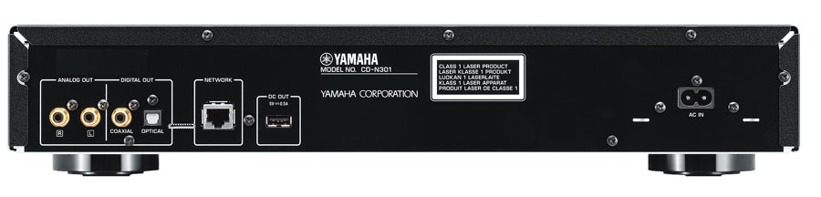 Blu-Ray/Mediaspelare Yamaha CD-N301 Öppnad Demo