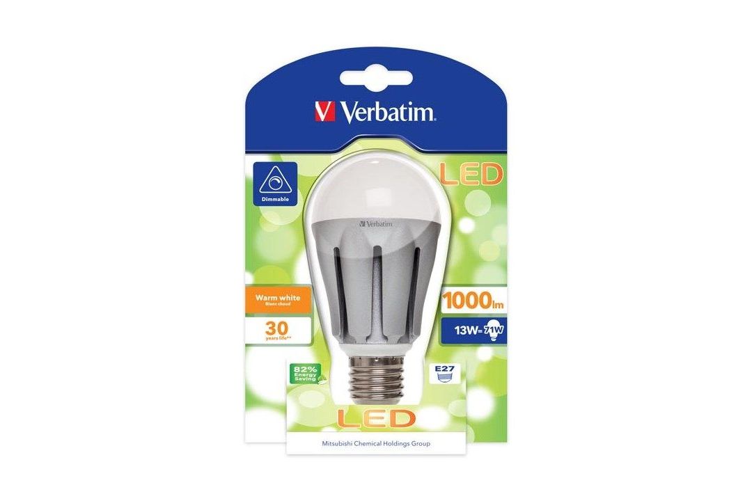 Belysning Verbatim E27 dimbar LED-lampa 13W 1000lm art52152