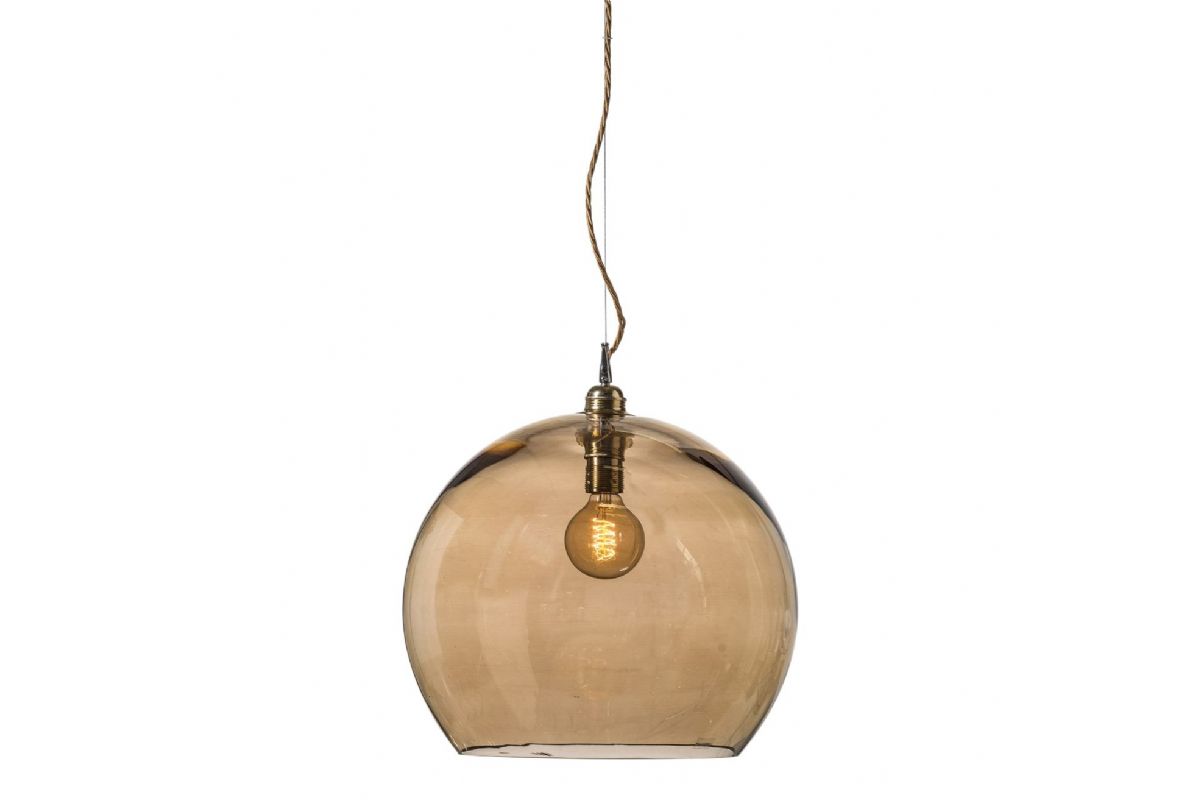 Belysning Ebb and Flow Rowan pendant lamp golden smoke