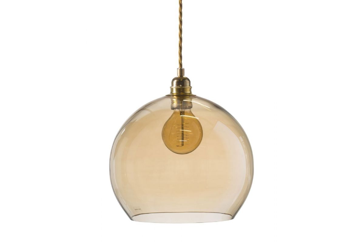 Belysning Ebb and Flow Rowan pendant lamp golden smoke