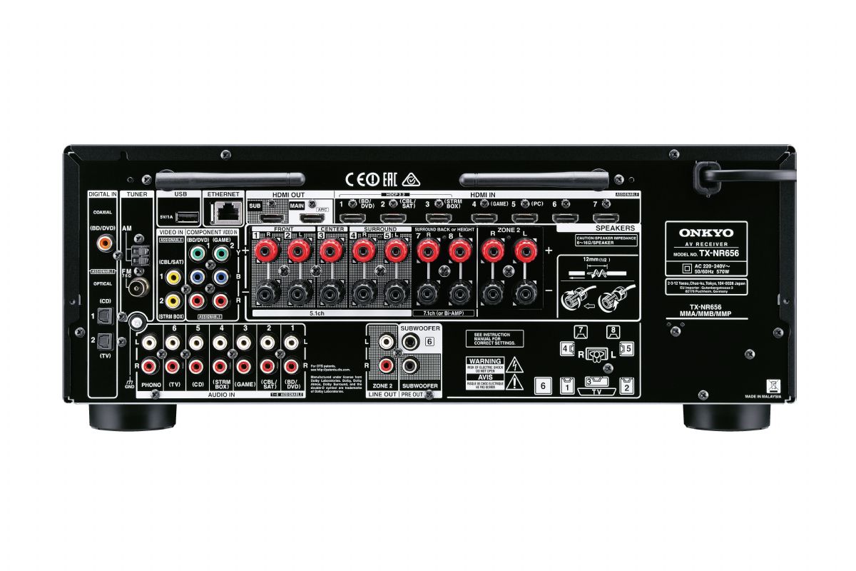 System/Paket Onkyo TX-NR656 + Klipsch Premiere RP-280F