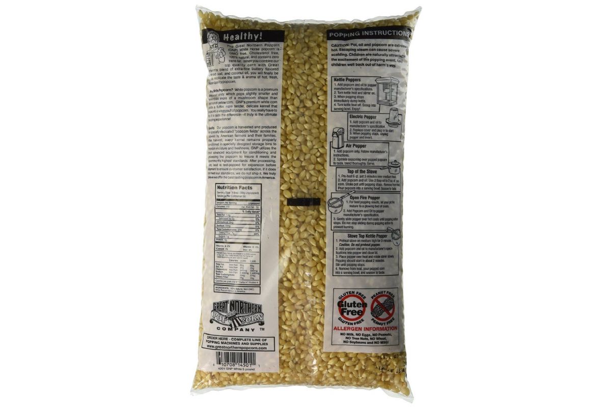 Popcornmaskiner Great Northern Popcorn Premium vita popcornkärnor 2.26kg
