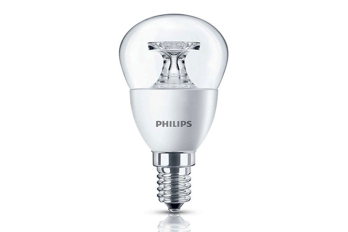 Belysning Philips LED E14 4W (25W) Klot Klar Varmvit 2700K