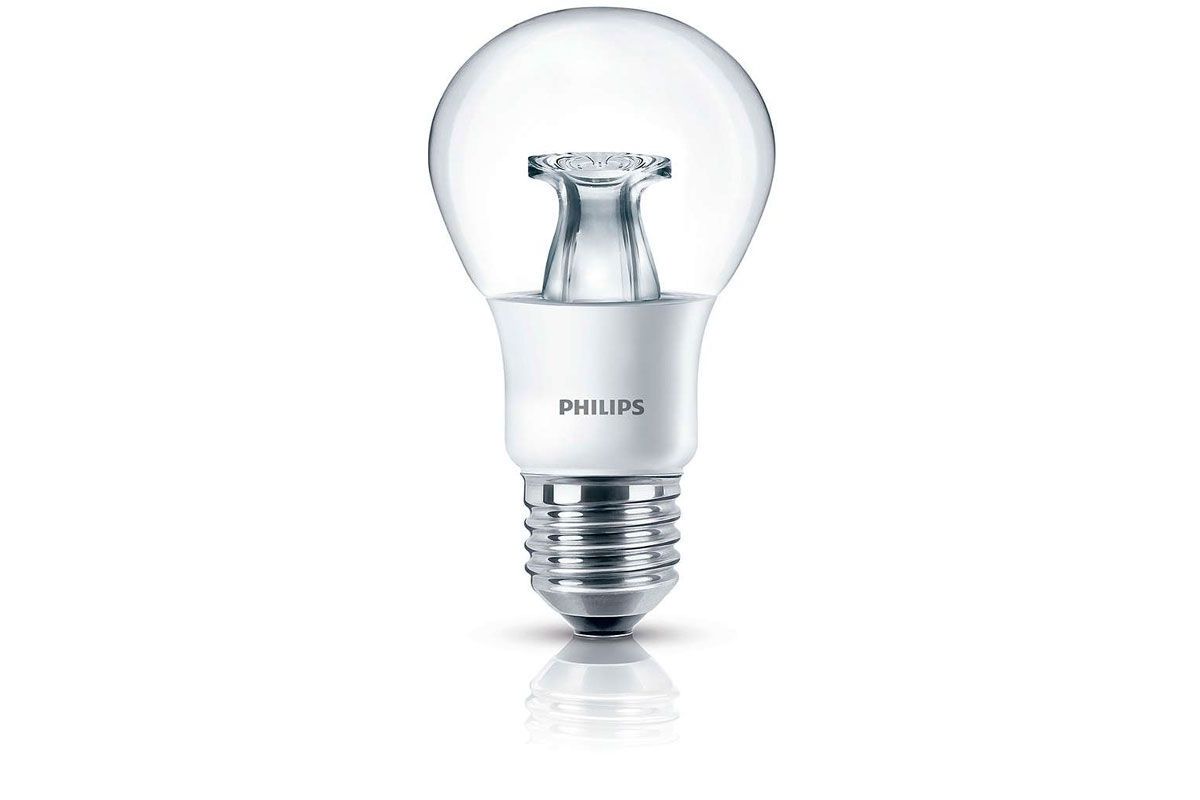 Belysning Philips LED E27 6W (40W) Klot Klar Varmvit 2700K