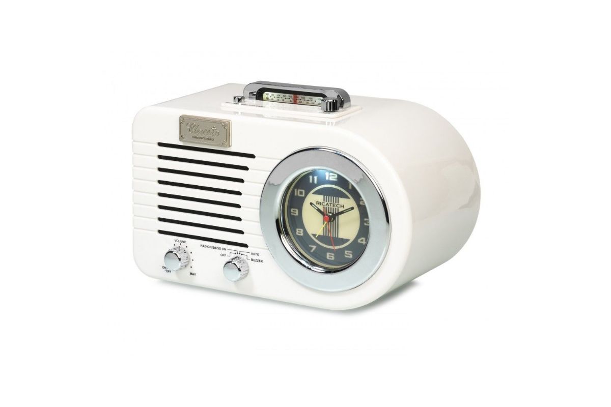 Bluetooth högtalare Ricatech PR220 Nostalgic Radio Offwhite