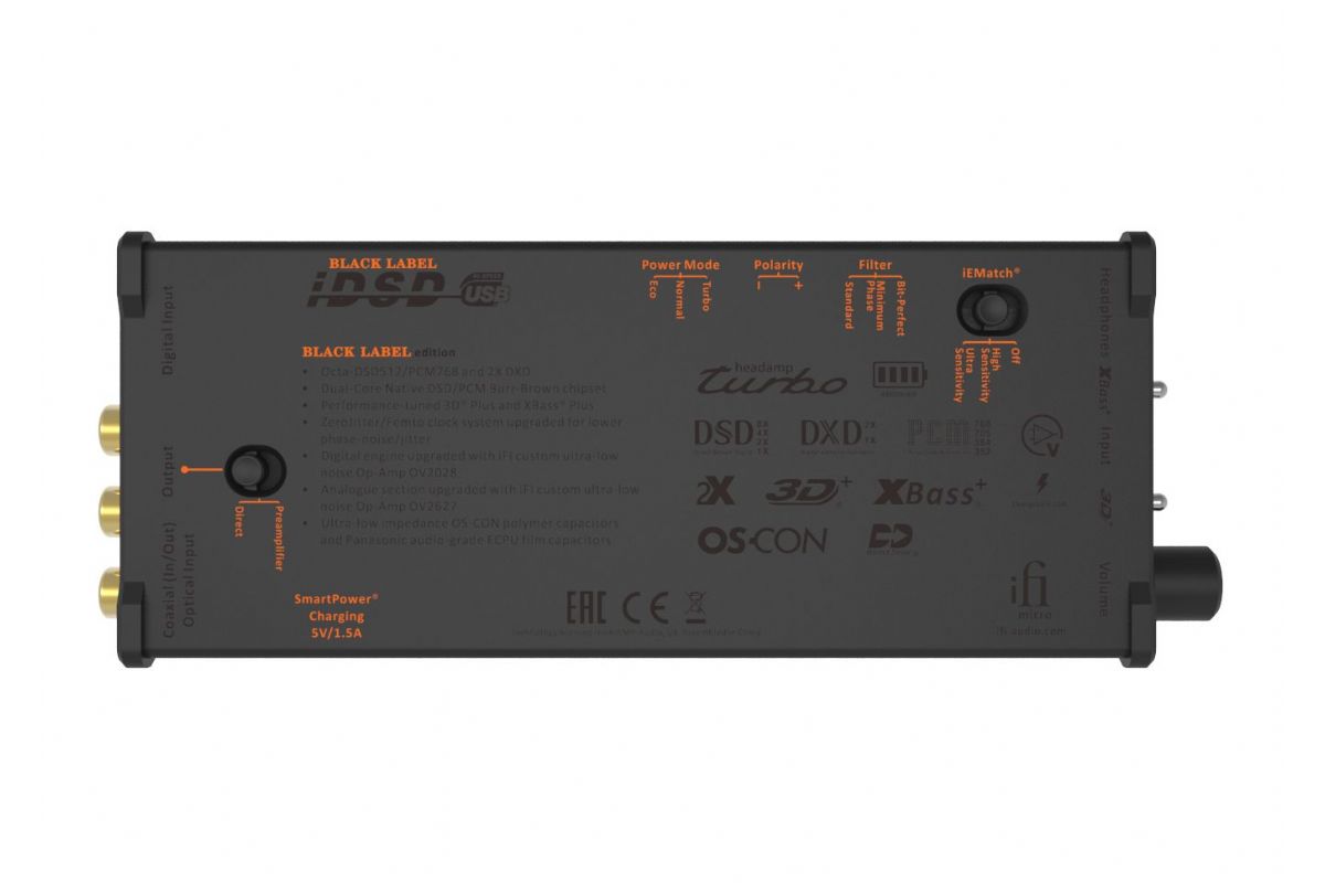Hörlurar iFi Audio Micro iDSD BL