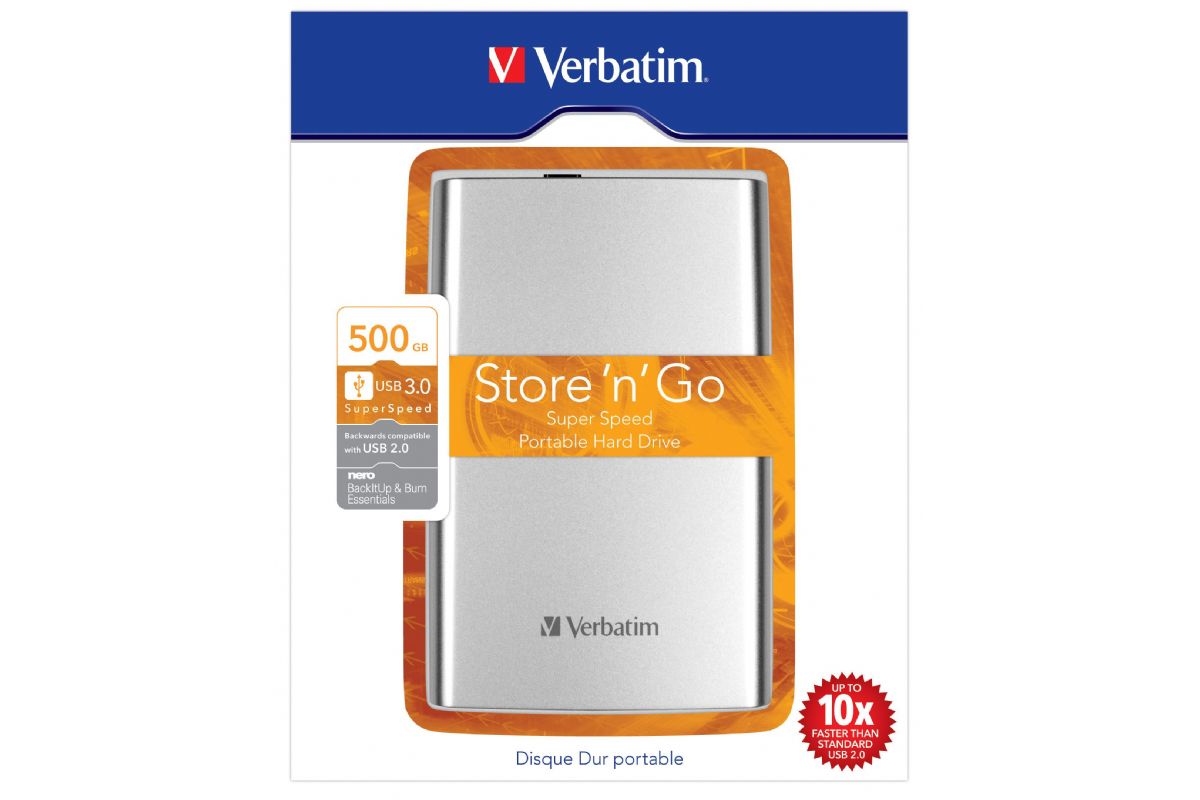 Nätverk Verbatim 500GB Store n Go Demo