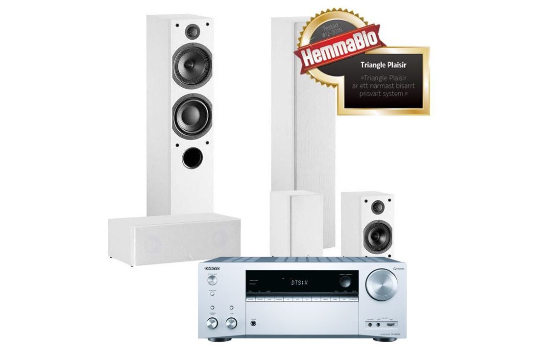 System/Paket Triangle Plaisir 5.0 + Onkyo TX-NR656
