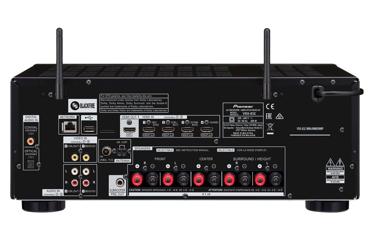 Förstärkare Pioneer VSX-832 Demo