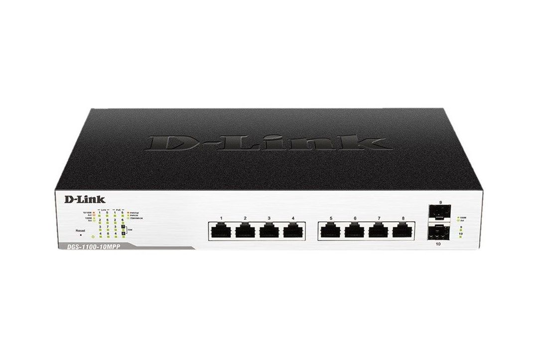 Nätverk D-link DGS-1100-10MPP 10port