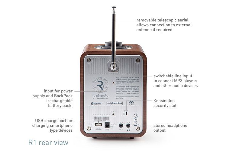 Bluetooth högtalare Ruark Audio R1 MKIII Deluxe Bluetooth Radio