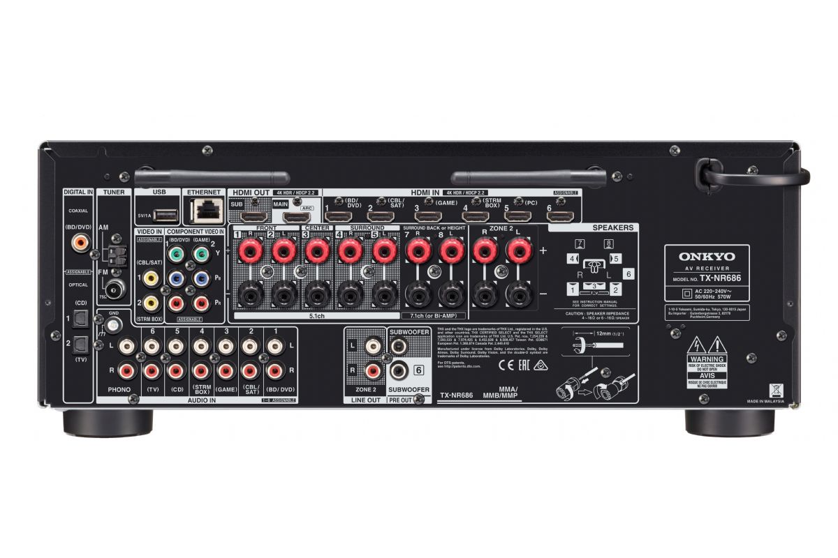 Förstärkare Onkyo TX-NR686 Demo