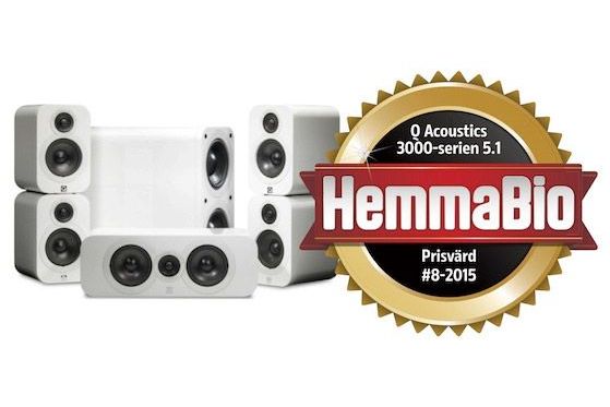 System/Paket Pioneer VSX-933 + Q Acoustics Q3000 5.1