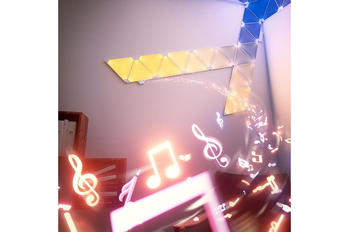 Belysning Nanoleaf Light Panels Rhythm Edition (15 paneler)