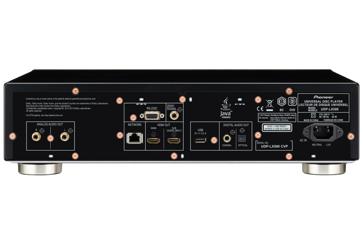 System/Paket Pioneer UDP-LX500 regionsfri