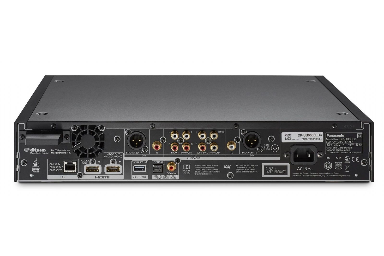 Blu-Ray/Mediaspelare Panasonic DP-UB9000EG1