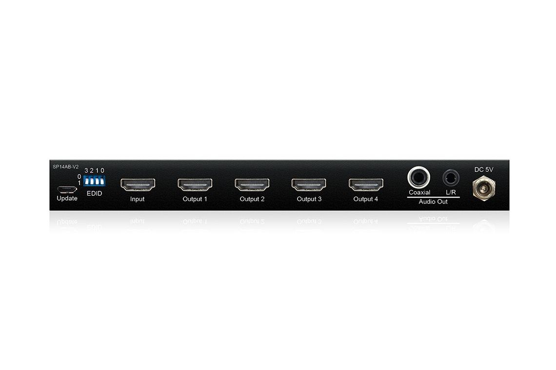 Tillbehör Blustream SP14AB-V2 4K HDMI-splitter 1 till 4