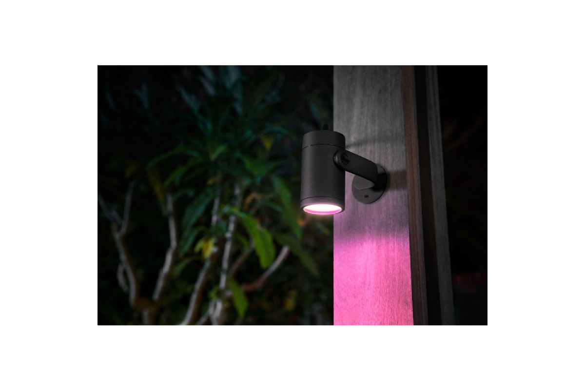 Belysning Philips HUE Lily Outdoor 1 st spotlight Demo