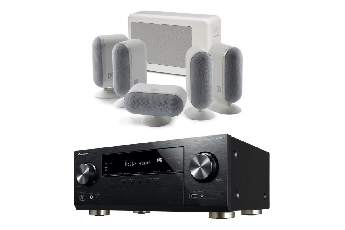 System/Paket Pioneer VSX-933 + Q Acoustics 7000i Slim 5.1