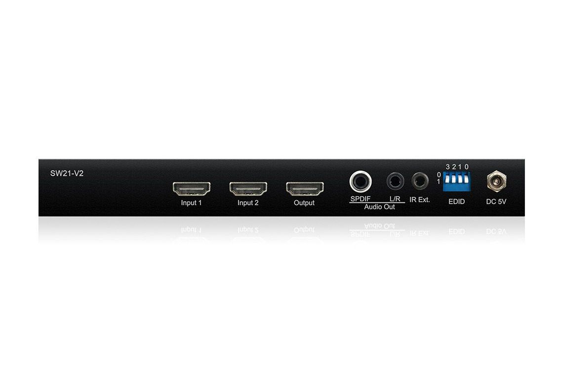 Tillbehör Blustream SW21AB-V2 2 HDMI in 1 HDMI ut växel Demo