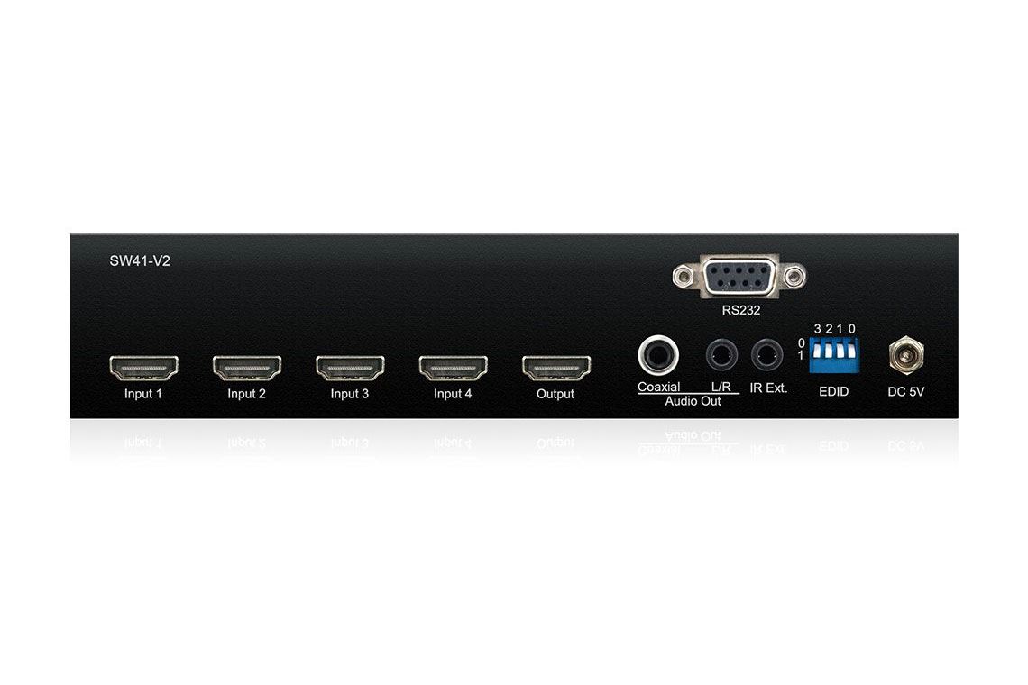 Tillbehör Blustream SW41AB-V2 4 HDMI in 1 HDMI ut växel Demo