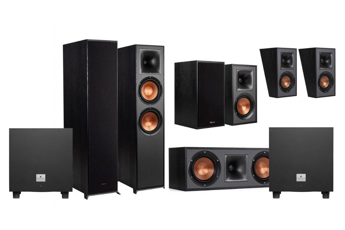 Högtalarpaket Klipsch R-620F Dolby Atmos 5.2.2-paket