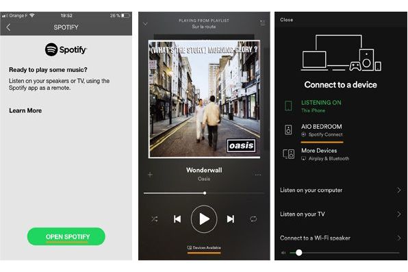 System/Paket Triangle Stereo tak inbyggnadspaket med Spotify 
