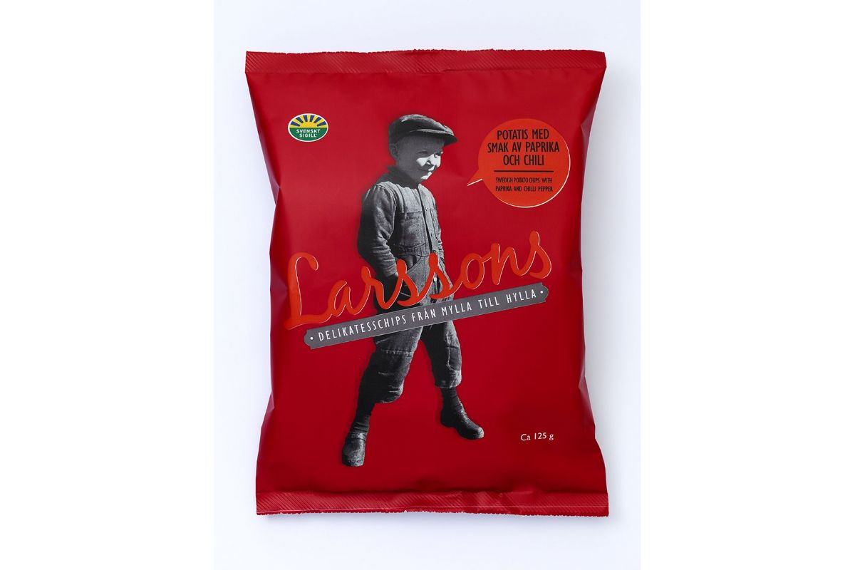 Popcornmaskiner Larssons Potatischips - Paprika och chillismak