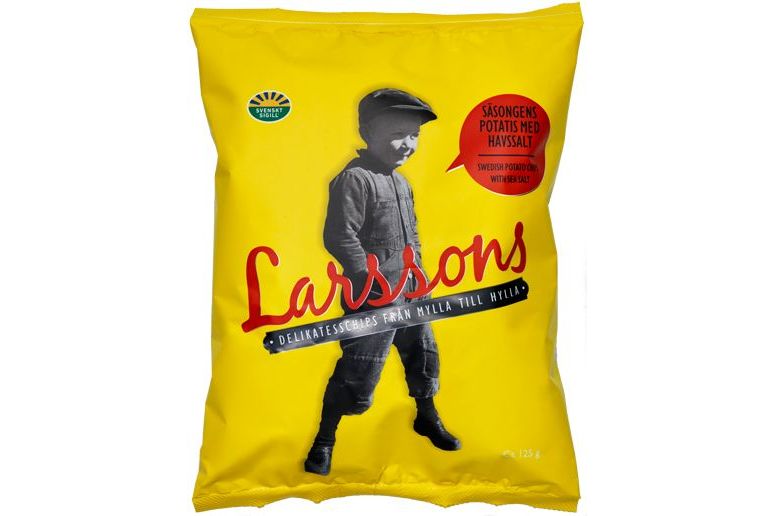 Popcornmaskiner Larssons Potatischips - Säsongens med Havssalt